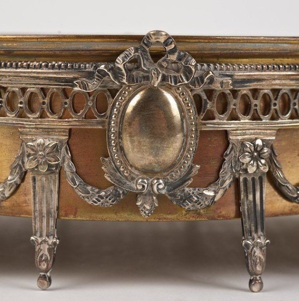 Continental Neo-Classical Silver And Bronze Jardi - 3