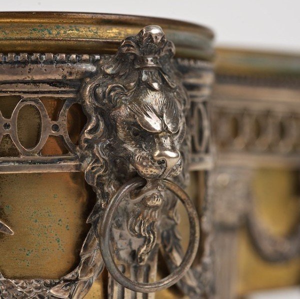 Continental Neo-Classical Silver And Bronze Jardi - 5