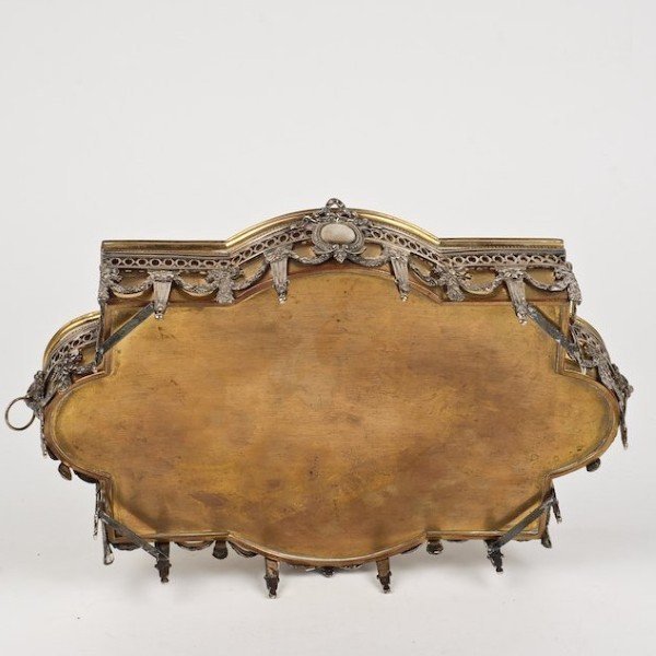 Continental Neo-Classical Silver And Bronze Jardi - 6