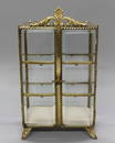 C. 1900 Beveled Glass And Brass Jewelry Case