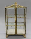 C. 1900 Beveled Glass And Brass Jewelry Case