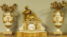 19TH C. CLOCKSET