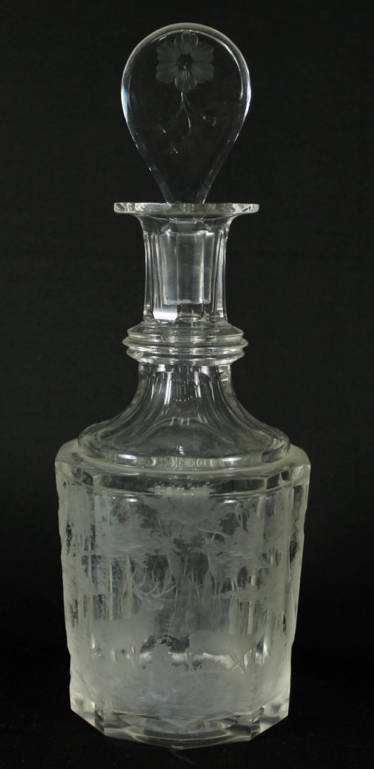 BACCARAT STYLE BOTTLE WITH TOP Jan 01, 2014 World of Antiques, Inc
