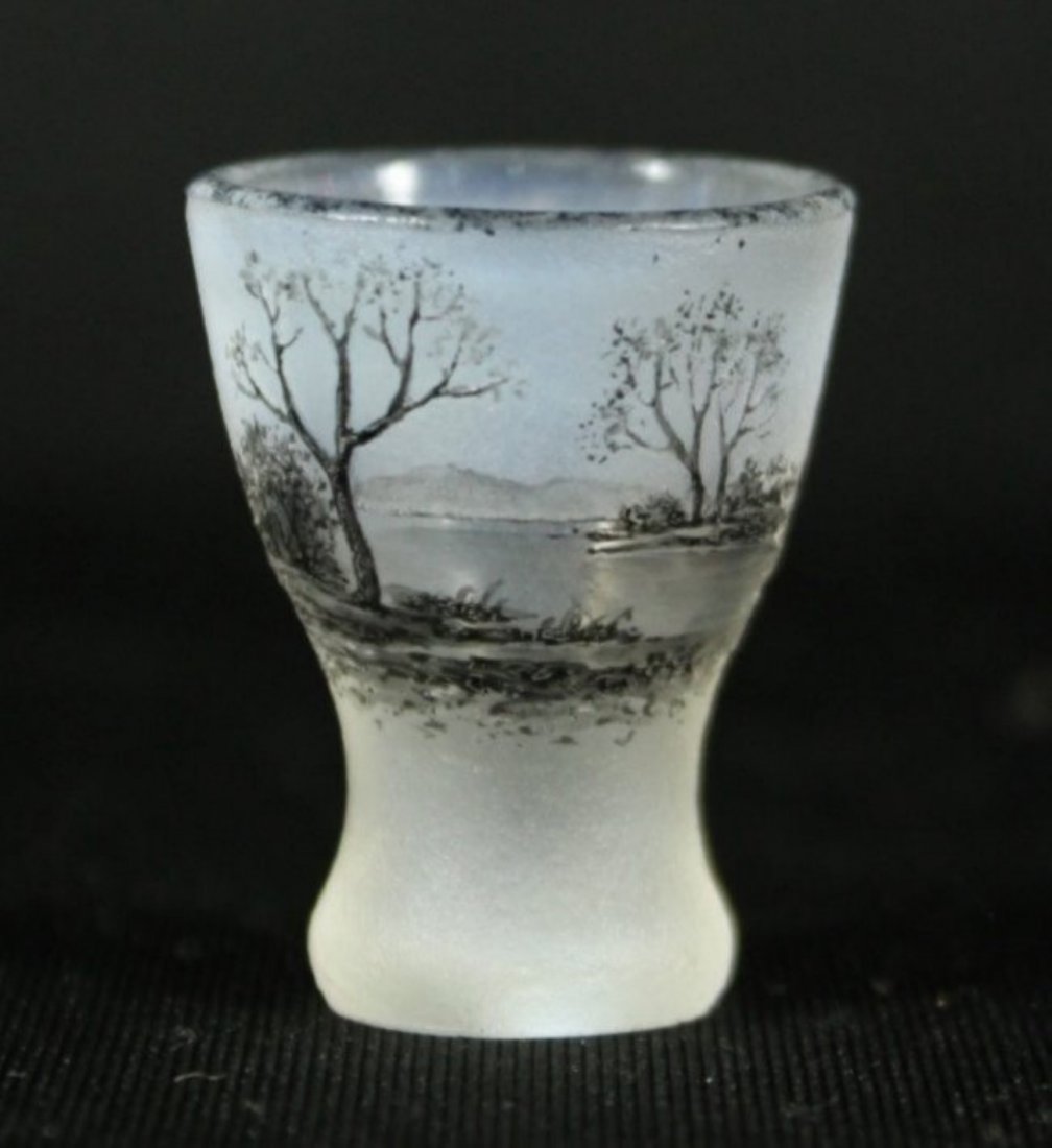 MINIATURE DAUM NANCY SCENIC VASE Mar 27, 2014 World of Antiques
