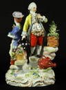 MEISSEN GROUP OF MAN AND WOMAN