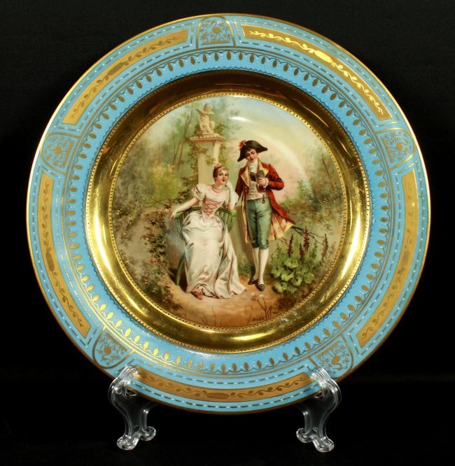 19TH C. ROYAL VIENNA PLATE (1 of 5)