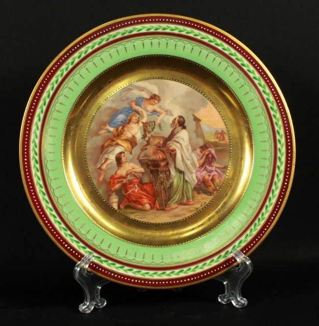 ROYAL VIENNA PICTORIAL CHARGER PLATE (1 of 4)
