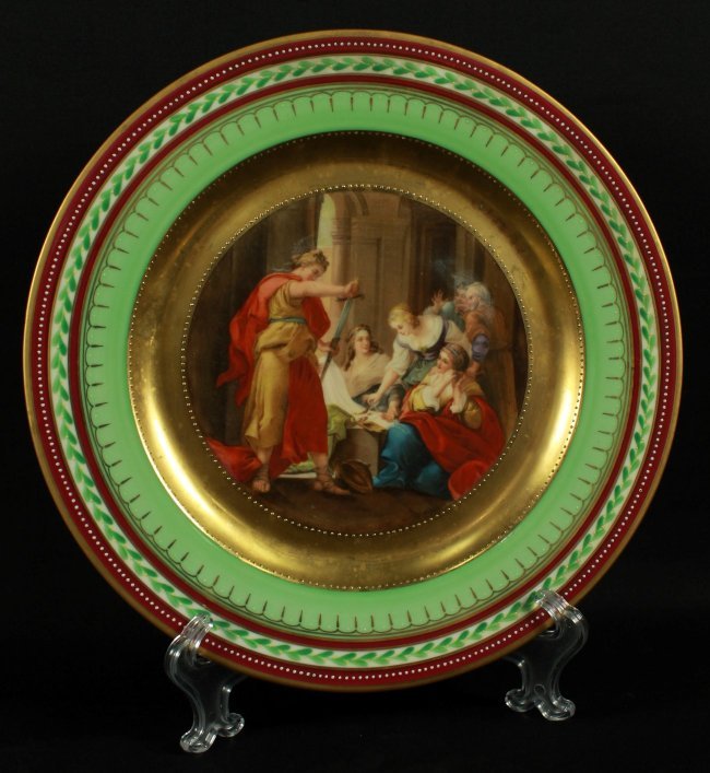 ROYAL VIENNA PICTORIAL CHARGER PLATE (1 of 5)