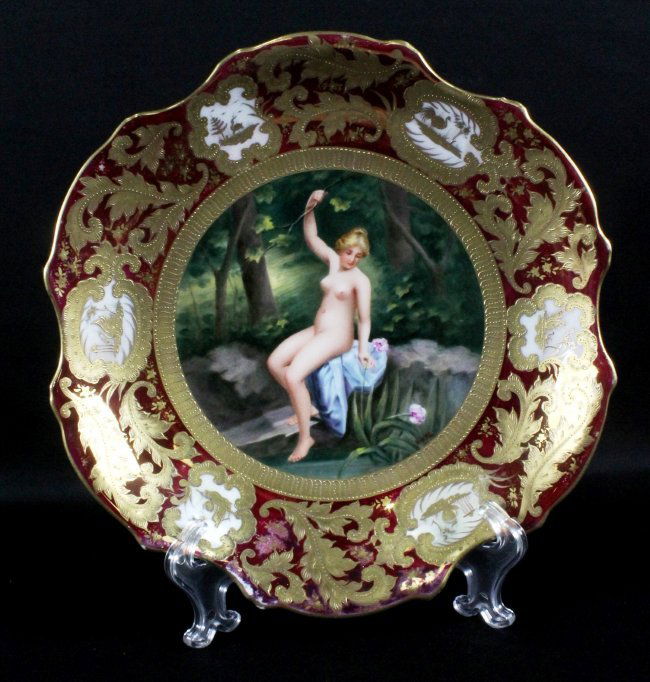 19TH C. ROYAL VIENNA PORCELAIN PLATE (1 of 5)