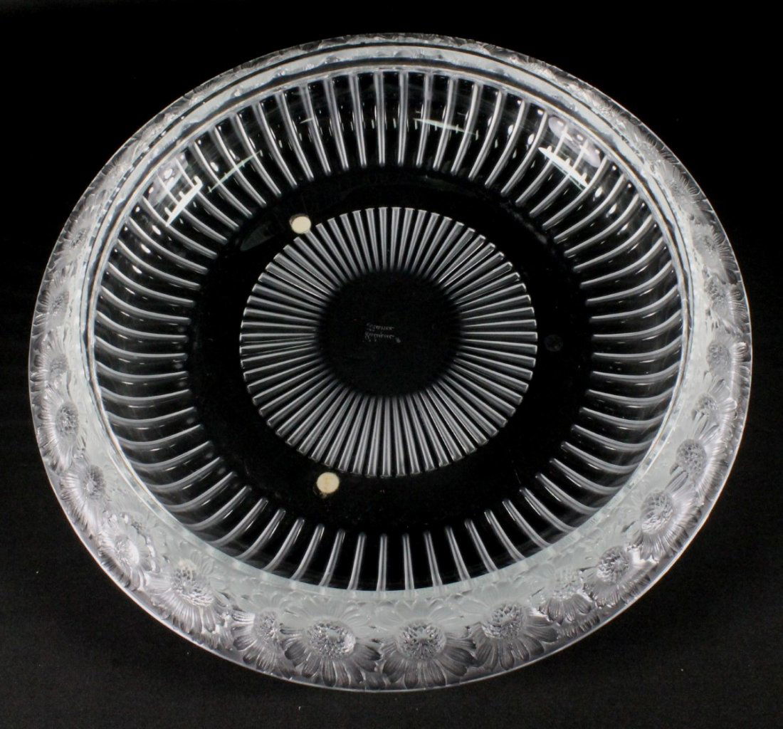 LARGE LALIQUE BOWL, AS IS (1 of 7)