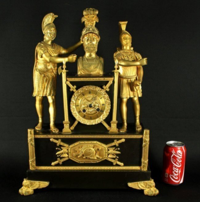 19th Cent Empire Style Clock (1 of 4)