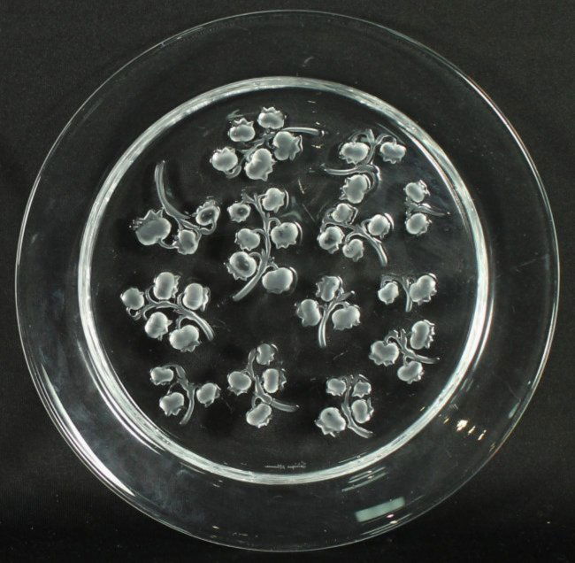 LALIQUE CRYSTAL PLATE (1 of 3)