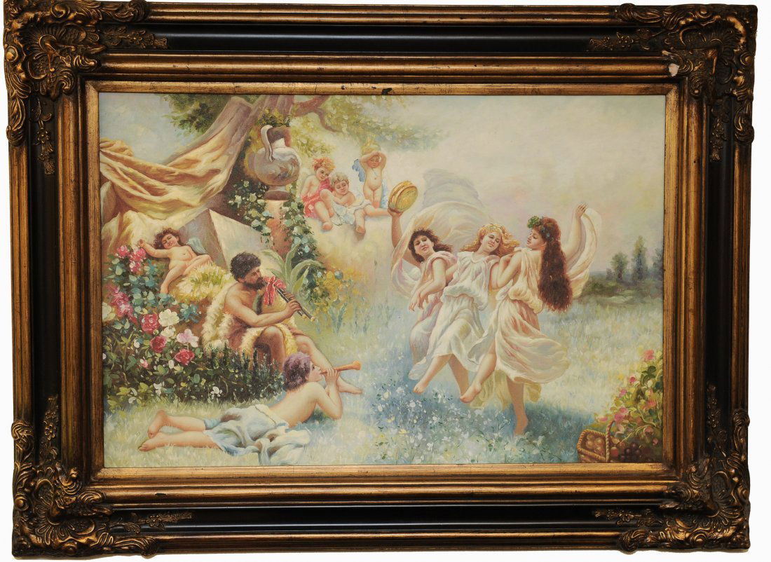 Dancing Maidens with Cherubs and Musicians (1 of 6)