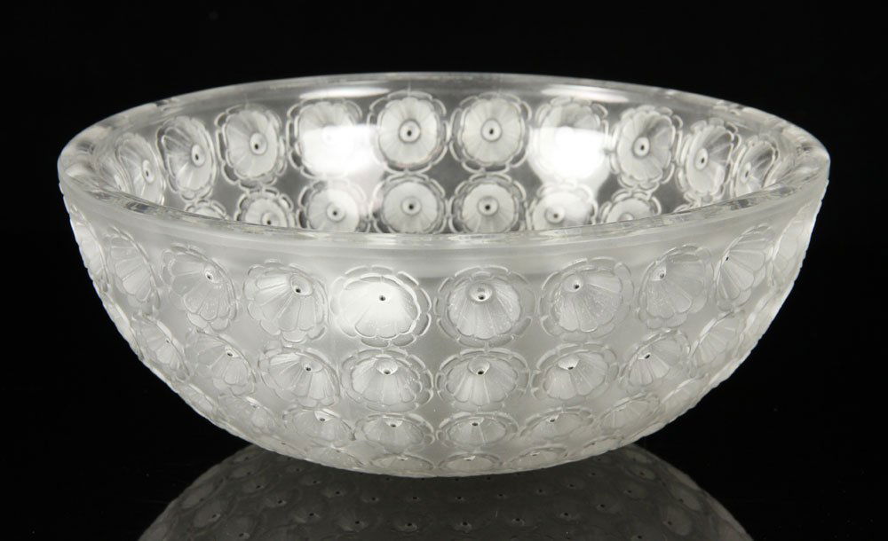Lalique "Nemours" Crystal Bowl (1 of 3)