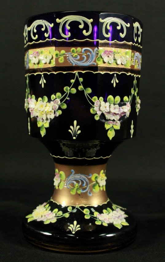 MOSER BLUE GOBLET (1 of 2)