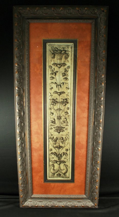 NARROW FRAMED FLORAL PANEL (1 of 4)