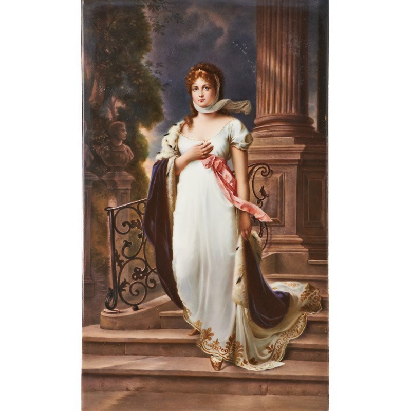 KPM PORCELAIN PLAQUE (1 of 1)