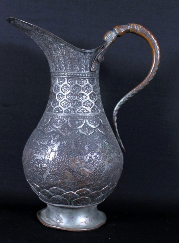 18TH C. ASSORTED PERSIAN COPPER VESSEL SIGNED BY (1 of 6)