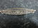 10Kt white gold diamond & sapphire, deco brooch - 2