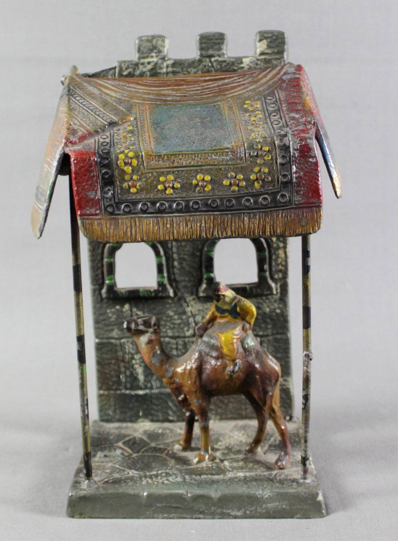 COLD PAINTED AUSTRIAN LAMP (1 of 4)