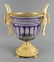 French Dore Bronze & Crystal Figural Centerpiece