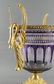 French Dore Bronze & Crystal Figural Centerpiece - 3