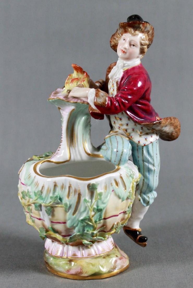 19TH C. MEISSEN PORCELAIN FIGURAL VESSEL (1 of 6)