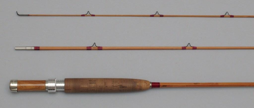 HL Leonard 39H - 7 1/2', 6wt, 2/2, 3 7/8oz.: Serial No.1833. This rod was made during the Ted Simroe era - mid 1970's, marked for a 6wt but can also be fished very well with a DT5, great all around rod. The rod has a cigar grip with down locking