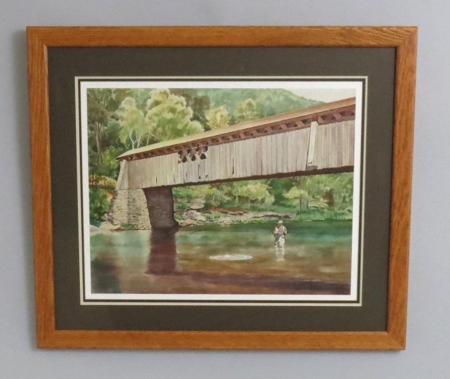 Francis W. Davis Print of the Beaverkill River Oct 27, 2013