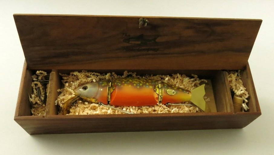 Double Jointed "north Bay Minnow" 10" By C.e. Wilson