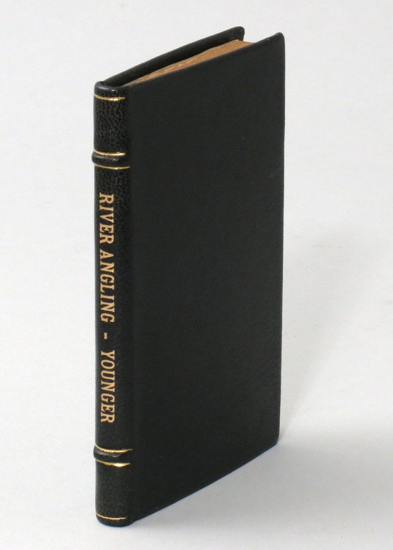 On River Angling for Salmon and Trout by John Younger: First edition, second issue with 94 pages and one page salmon fly table of recipes at end. Mr. Younger was a Scottish shoemaker and was well respected for his fly tying ability. The work is considered