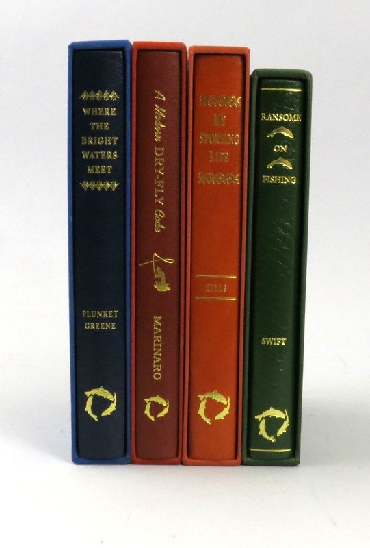 Four Volumes on Angling - Ransome, Hills & Etc.: Arthur Ransome on Fishing by Jeremy Swift, 1994, limited to 250 numbered and signed copies, this being 205; My Sporting Life by John Waller Hills, 2000, limited to 950 numbered copies, this being 218;