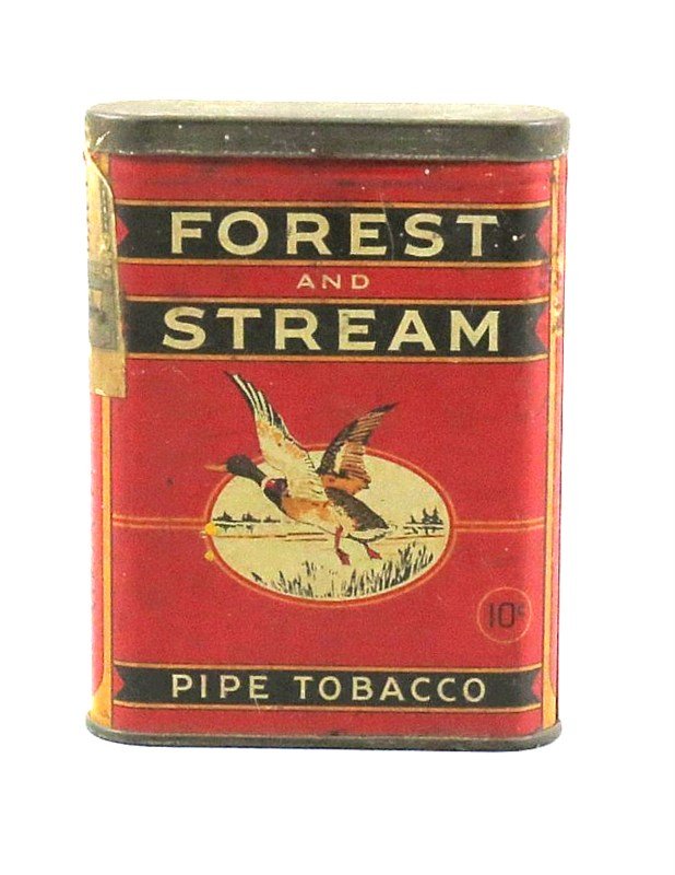 Forest and Stream Pipe Tobacco Tin