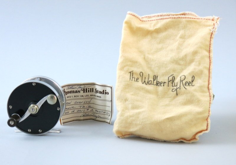 Rare 2 3/4" Dia. Walker TR-2 Adjustable Drag Fly Reel (1 of 4)