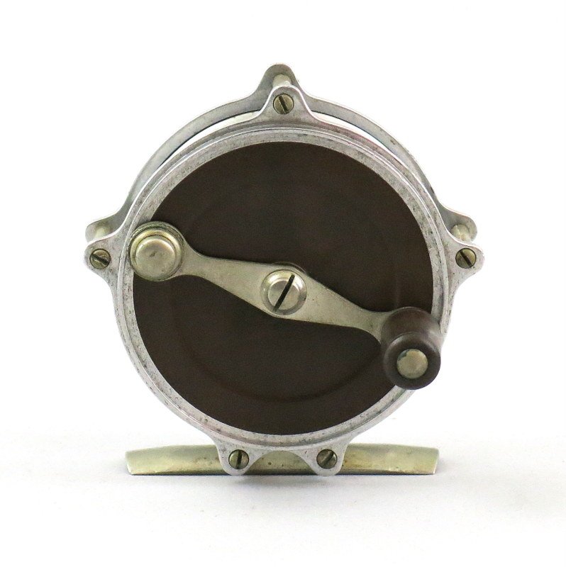 Early H.L. Leonard Raised Pillar Aluminum Fly Reel (1 of 3)