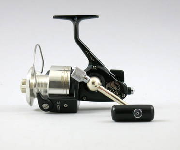 Fin Nor Ahab Size #12 Spinning Reel: Condition is Excellent, marked with serial no. 1115772 on the foot.