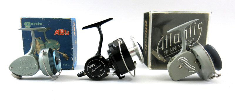 Very Interesting Group of Three Spinning Reels (1 of 3)