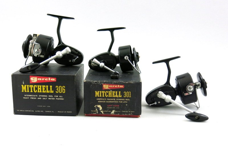 Group of Three Garcia Mitchell Spinning Reels (1 of 4)