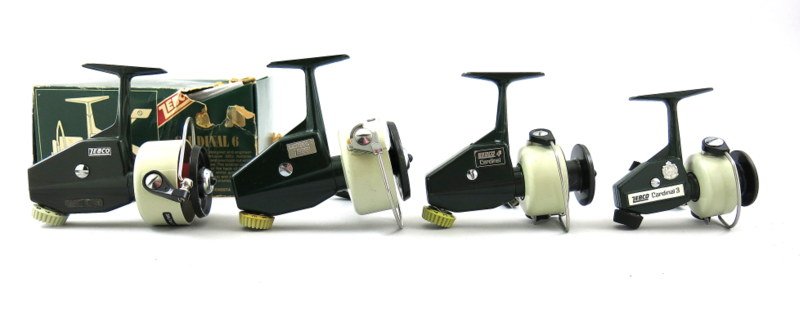 Group of Four Excellent Cardinal Spinning Reels (1 of 4)