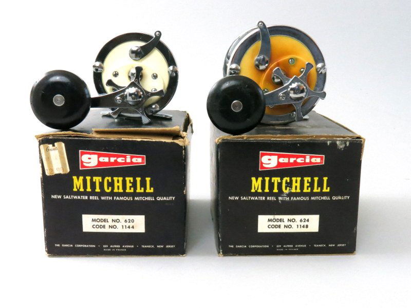 Two Boxed Garcia Mitchell Saltwater Casting Reels (1 of 4)