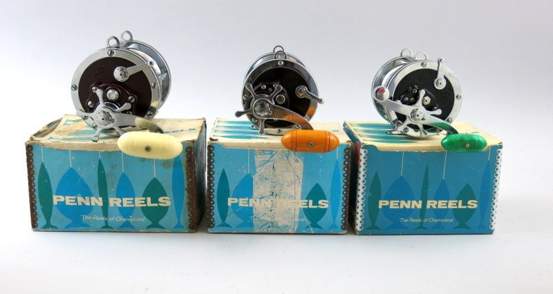 Group of Three Large Penn Saltwater Casting Reels (1 of 2)
