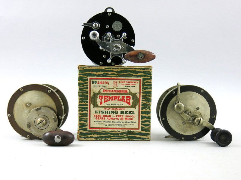 Group of Three Pflueger Saltwater Reels (1 of 3)