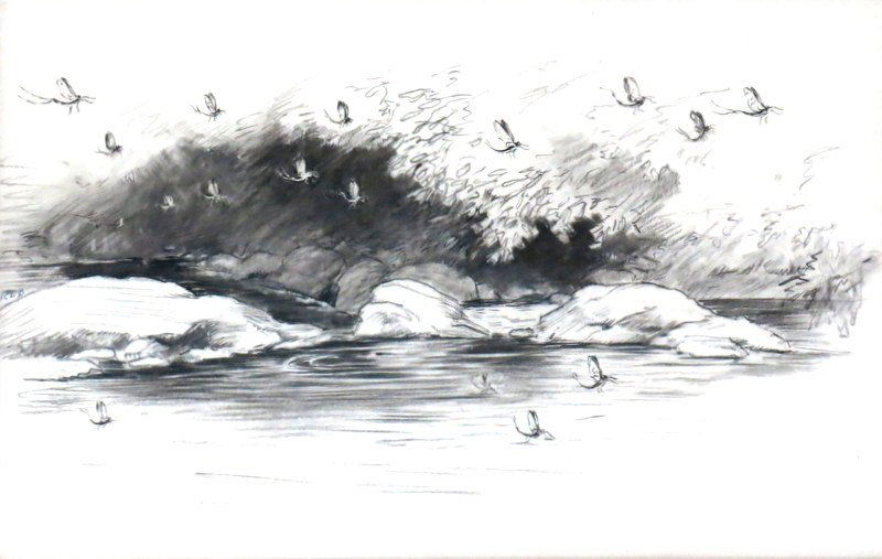 Original Pencil Drawing by Ralph Boyer (1 of 2)