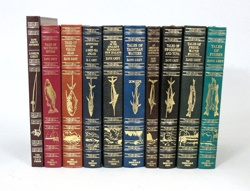 Complete Set of Zane Grey Books by Derrydale Press (1 of 4)