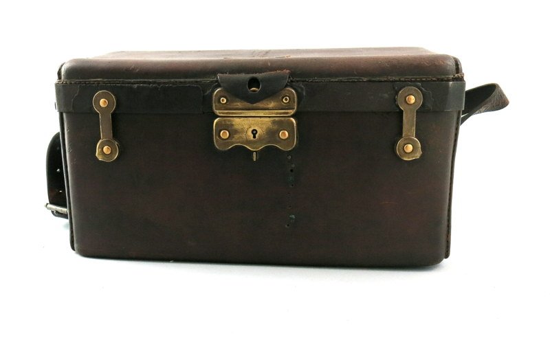 Leather Covered Tackle Box (1 of 4)