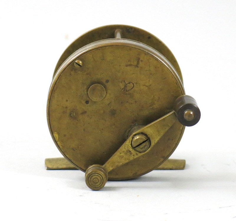 2 7/8" Abbie & Imbrie Marked Brass Reel (1 of 3)