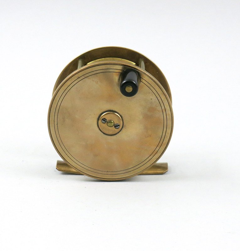 Early English Brass Salmon Reel (1 of 3)