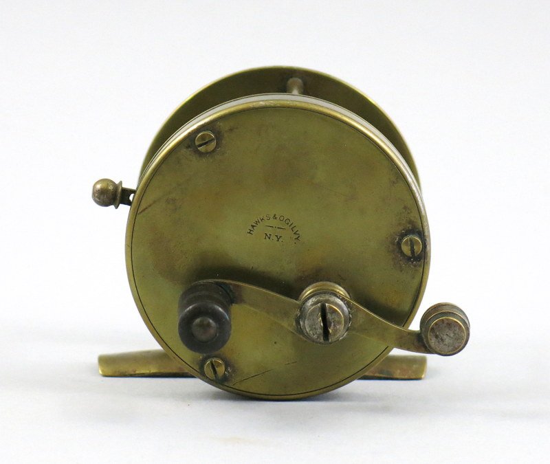 Hawks & Ogilvy Brass Casting Reel (1 of 3)