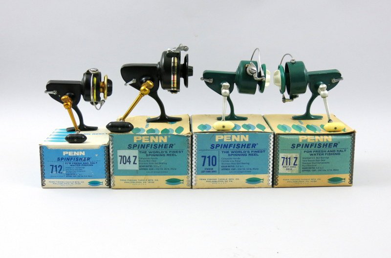 Group of Four Penn Spinning Reels in Correctly Marked (1 of 2)