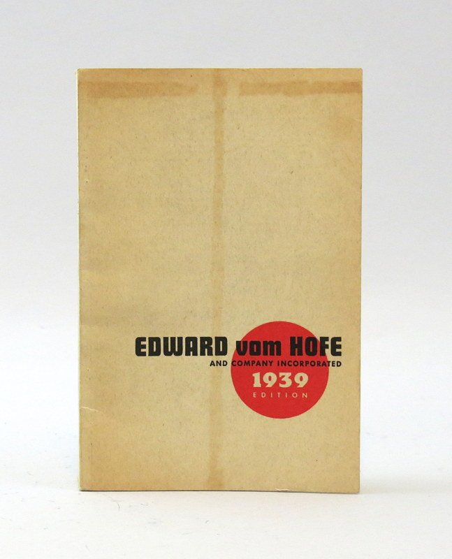 1939 Edward vom Hofe Fine Fishing Tackle Catalog (1 of 2)